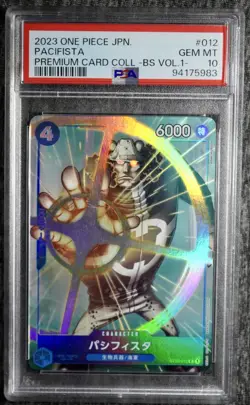 2023 ONE PIECE JPN PREMIUM COLLECTION BEST SELECTION VOL.1 #012 PACIFISTA PSA 10 - Image 1