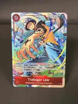 Trafalgar Law - OP14-009 (Alternate Art) OP14-009 The Azure Sea's Seven Foil - Image 1