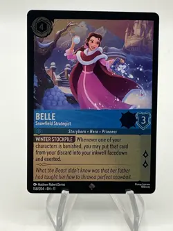Disney Lorcana Winterspell, Belle - Snowfield Strategist, 158/204, Foil - Image 1