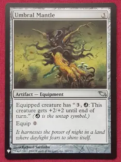 Magic The Gathering MYSTERY BOOSTER MB1 UMBRAL MANTLE artifact card MTG - Image 1