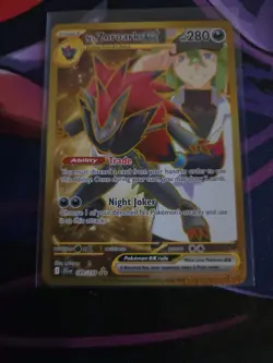 N's Zoroark EX 189/159 Sv09: Journey Together Gold Holo Card - Image 4