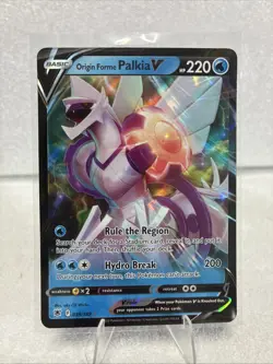 ORIGIN FORME PALKIA V 39/189 LP FULL ART HOLO ASTRAL RADIANCE POKEMON CARD TCG - Image 1