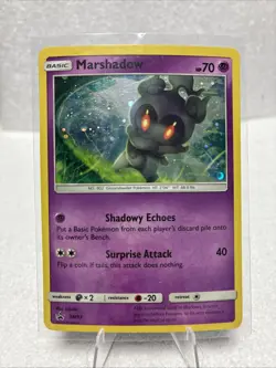 MARSHADOW SM93 LP COSMO HOLO RARE SUN & MOON PROMO POKEMON CARD TCG US SELLER - Image 1