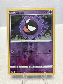 GASTLY 055/198 LP REVERSE HOLO CHILLING REIGN POKEMON CARD TCG FREE SHIPPING - Image 1