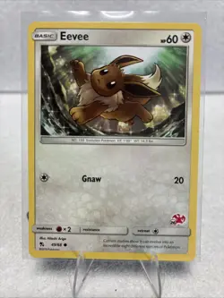 EEVEE 49/68 LP #26 CHARIZARD STAMPED BATTLE ACADEMY POKEMON CARD TCG US SELLER - Image 1