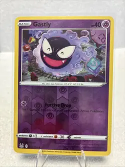GASTLY 064/196 LP COMMON REVERSE HOLO LOST ORIGIN POKEMON CARD TCG FREE SHIPPING - Image 1