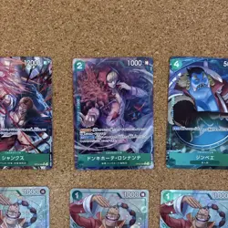 One Piece Cards Parallel 6-Card Set - Image 4