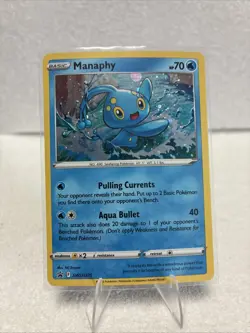 MANAPHY SWSH275 LP COSMO HOLO RARE S & S PROMO POKEMON CARD TCG FREE SHIPPING - Image 1