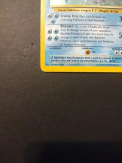 Articuno 2/62 Fossil Holo Pokemon Card Rare - Image 4