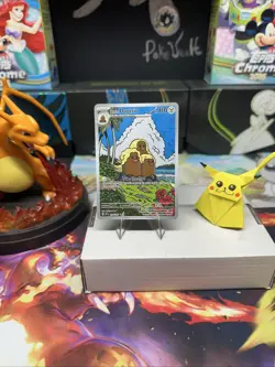Alolan Dugtrio Holo Illustration Rare Card 208/191 SV08 Surging Sparks - Image 1