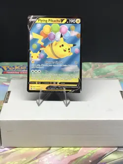 Pokemon TCG Flying Pikachu v Celebrations Holo Ultra Rare Lightning Card 006/025 - Image 2