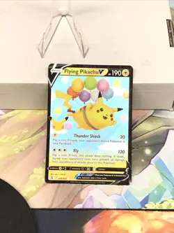 Pokemon TCG Flying Pikachu v Celebrations Holo Ultra Rare Lightning Card 006/025 - Image 4