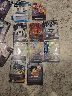 Bandai Dragon Ball Fusion World Manga Card Lot 300 + Promo SB02 & 10 Codes - Image 2