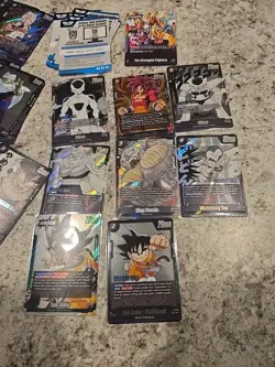 Bandai Dragon Ball Fusion World Manga Card Lot 300 + Promo SB02 & 10 Codes - Image 5