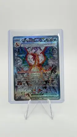Pokemon TCG Charizard EX Sir Obsidian Flames 223/197 Full Art Secret Rare Card - Image 1