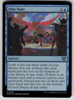 Flow State Foil Uncommon Secrets of Strixhaven 49 MTG Near Mint 2026 - Image 1