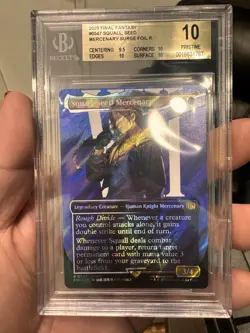 Squall, SeeD Mercenary #0547 Final Fantasy Surge Foil Rare BGS 10 Pristine - Image 1
