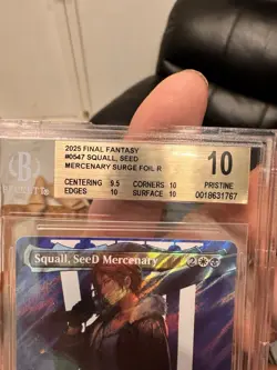 Squall, SeeD Mercenary #0547 Final Fantasy Surge Foil Rare BGS 10 Pristine - Image 3