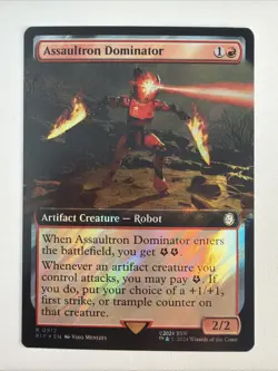 Assaultron Dominator (Extended Art) (Surge Foil) Universes Beyond: Fallout Foil - Image 1