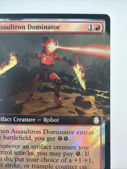 Assaultron Dominator (Extended Art) (Surge Foil) Universes Beyond: Fallout Foil - Image 3