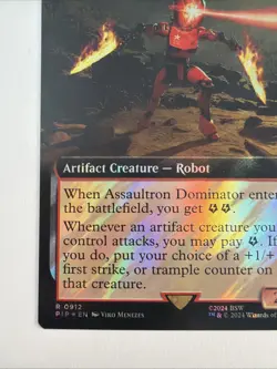 Assaultron Dominator (Extended Art) (Surge Foil) Universes Beyond: Fallout Foil - Image 5