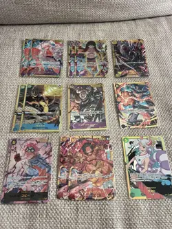 One Piece Cards SEC Parallel 13 SR 140-Card Lot - Image 1