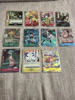 One Piece Cards SEC Parallel 13 SR 140-Card Lot - Image 5