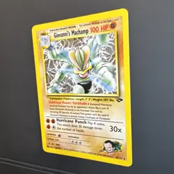 Giovanni's Machamp 6/132 Gym Challenge Holo Rare 100 HP Unlimited Pokemon TCG - Image 4