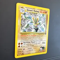 Giovanni's Machamp 6/132 Gym Challenge Holo Rare 100 HP Unlimited Pokemon TCG - Image 5
