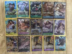 One Piece Cards Parallel 15-Card Bulk Lot - Image 1