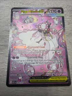 2026 Pokemon Ascended Heroes Mega Diancie EX SIR 282/217 English - Image 3
