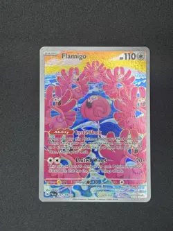 Pokemon TCG Flamigo Paldea Evolved Holo Card 227/193 - Image 1
