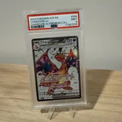 2023 POKEMON SVP EN-SV BLACK STAR PROMO #056 CHARIZARD EX PSA 9 - Image 1
