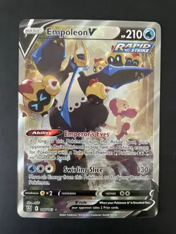 Pokemon Empoleon V 146/163 Battle Styles Rapid Strike Alt Art - Image 1