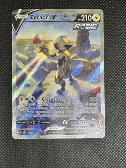 Zeraora V 166/198 Alternate Alt Art Chilling Reign Pokemon TCG NM/M - Image 4