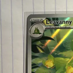 Sv: White Flare LEAVANNY 089/086 IR HOLO Stage 2 130 HP ENG Pokemon TCG - Image 2