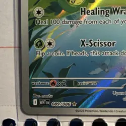 Sv: White Flare LEAVANNY 089/086 IR HOLO Stage 2 130 HP ENG Pokemon TCG - Image 5
