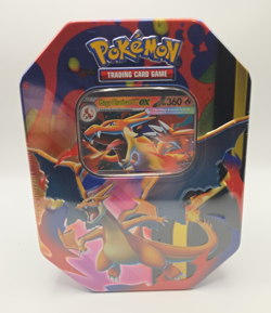 Pokemon TCG Mega Charizard Y ex Tin Sealed - Image 1