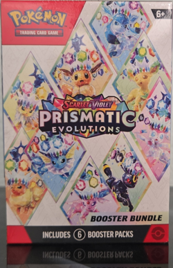 Pokemon TCG Prismatic Evolutions Booster Bundle Box 6 Packs English 2025 Eevee - Image 1
