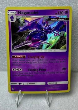 NAGANADEL 108/214 HOLO RARE LP LOST THUNDER POKEMON TCG FREE SHIPPING US SELLER - Image 1
