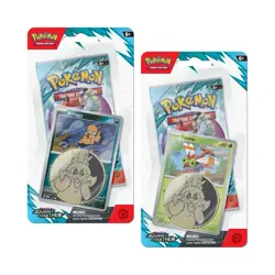 POKEMON JOURNEY TOGETHER CHECKLANE BLISTER PACK TCG PACK COSMO HOLO SINGLE COIN - Image 1