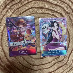 One Piece Card Game Inherited Will R Parallel Shanks Hancock Lot - Image 1