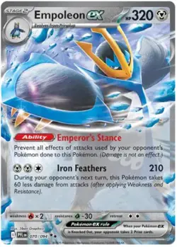 Pokemon Empoleon ex 70 / 94 SV: Phantasmal Flames - Image 1