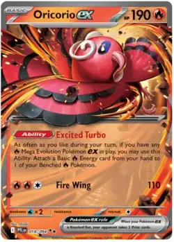 Pokemon Oricorio ex 18 / 94 SV: Phantasmal Flames - Image 1