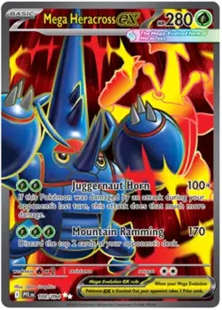 Pokemon Mega Heracross ex 108 / 94 SV: Phantasmal Flames - Image 1