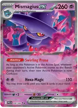 Mismagius ex 36 / 94 SV: Phantasmal Flames Pokemon - Image 1