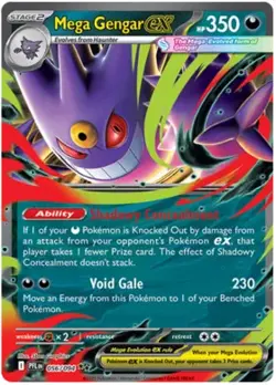 Pokemon Mega Gengar ex 56 / 94 SV: Phantasmal Flames - Image 1