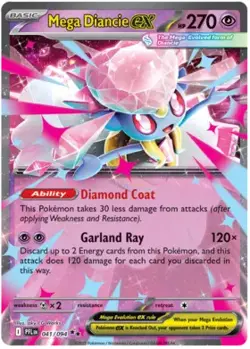 Pokemon Mega Diancie ex 41 / 94 SV: Phantasmal Flames - Image 1