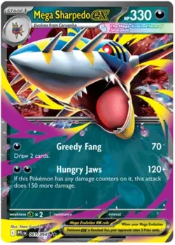 Pokemon Mega Sharpedo ex 61 / 94 SV: Phantasmal Flames - Image 1