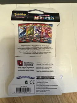 2021 Pokemon Sword & Shield BATTLE STYLES Hanger Booster Pack Factory Sealed New 820650809170 - Image 2